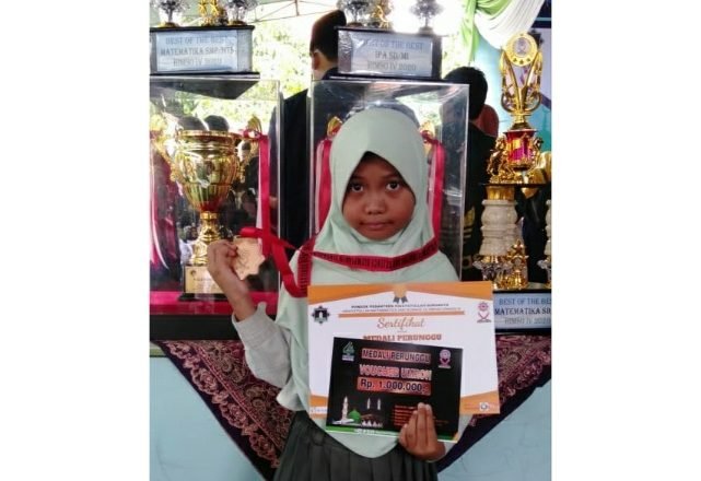 Bibit Unggul Siswa Mi Unggulan Nuris Raih Medali Perunggu Olimpiade