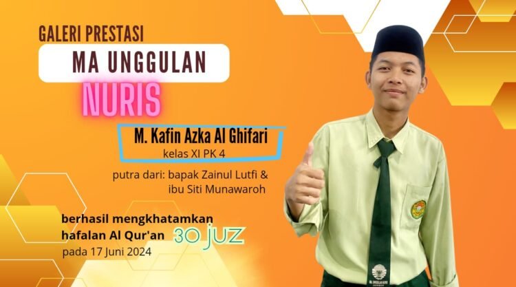 Tiada Waktu tanpa Al Qur’an, Moto dan Motivasi Siswa Cerdas MA Unggulan Nuris Khatamkan 30 Juz